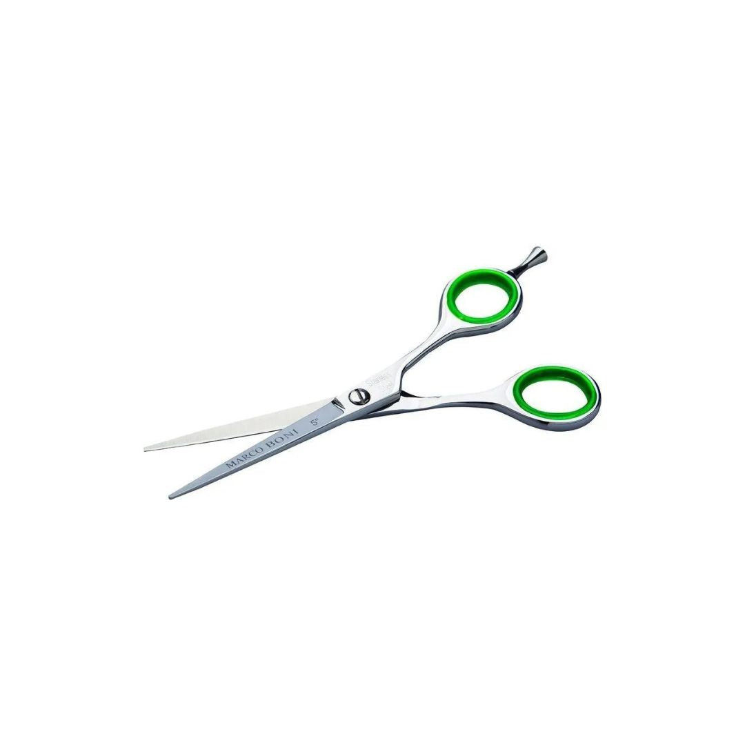 Brazilian Green Haircut Styling Scissors 5.5" Laser Wire 1725 - Marco Boni