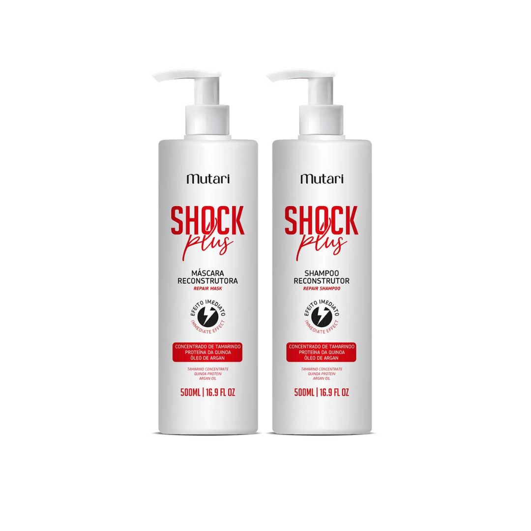 Mutari Shock Plus Reconstruction Treatment Kit 2x 500ml / 2x 16.9 fl oz