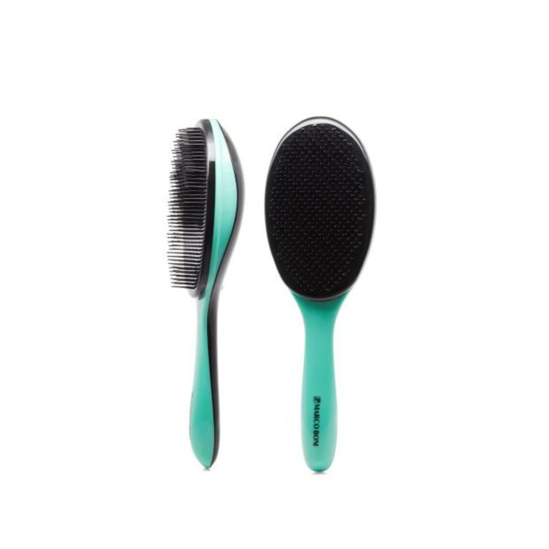 Brazilian Free Ergonomic Untangling Green Hair Styling Brush 7350 Marco Boni