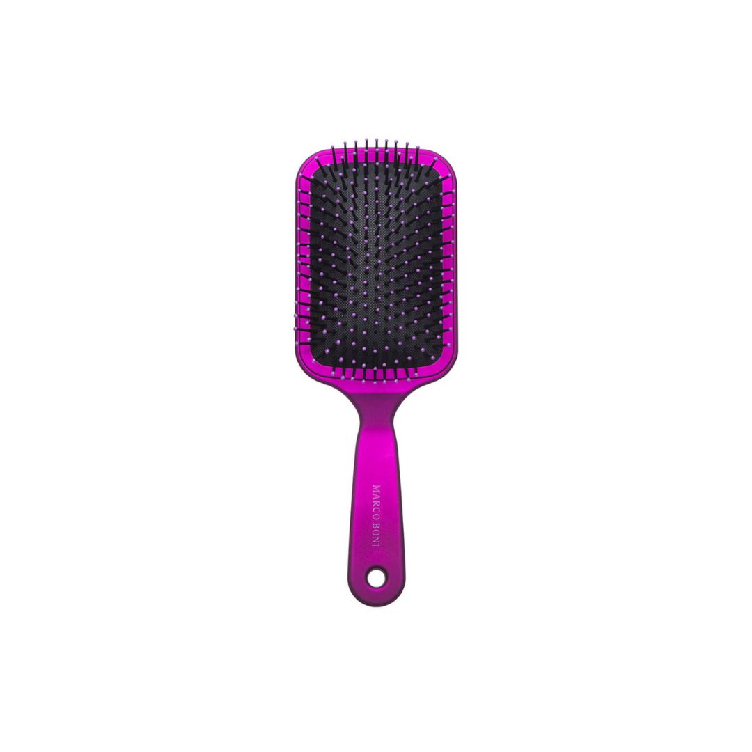 Brazilian Purple Hair Combing Soft Touch Brush Racket Deluxe 8074 Marco Boni