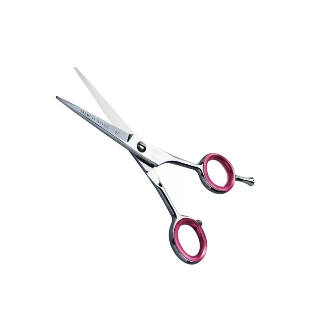 Brazilian Pink Haircut Styling Scissors 5.5" Laser Wire 1725 - Marco Boni