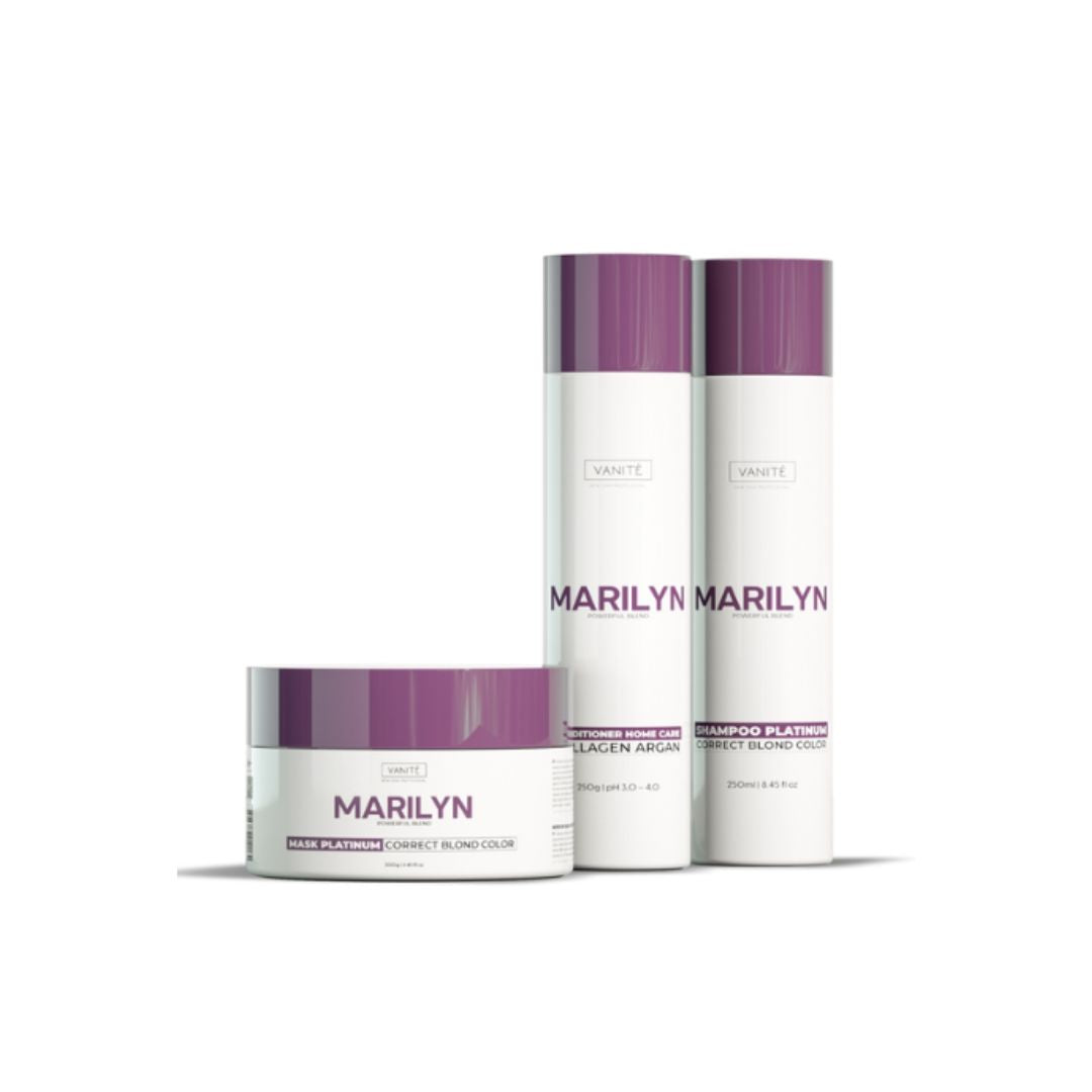 Vanité Marilyn Home Care Blond Hair Color Maintenance Treatment Kit
