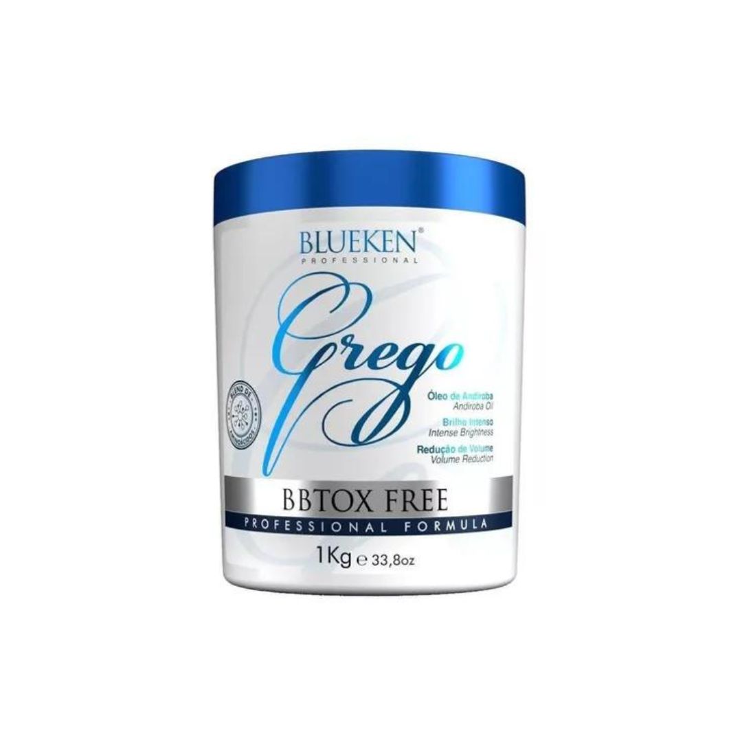 Grego BBtx Deep Hair Mask Hair Straightening nti Frizz Treatment 1Kg Blueken