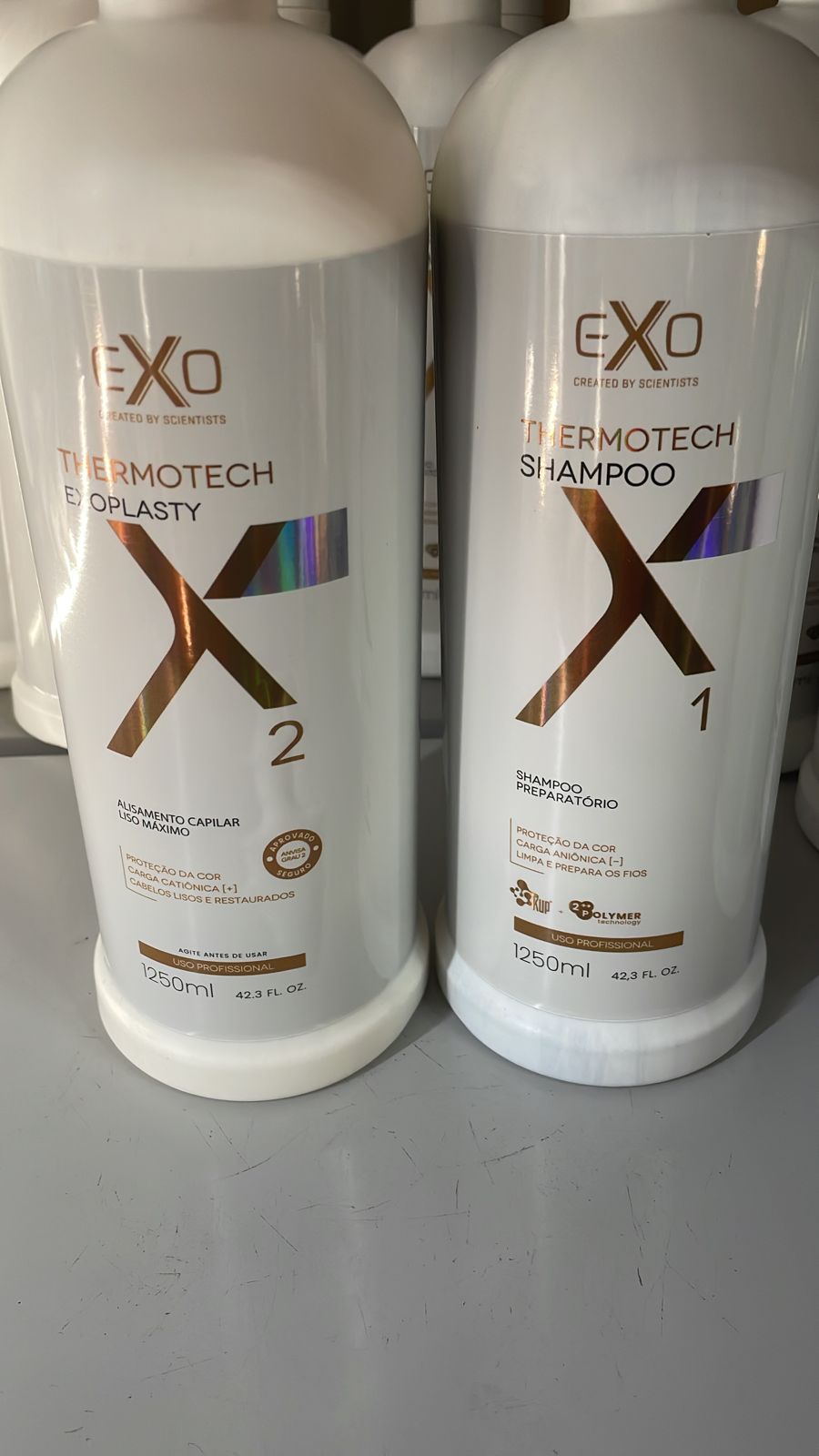 Exo Termotech Exoplasty Hair Straightening Kit 2x 1250ml / 42.36 fl oz