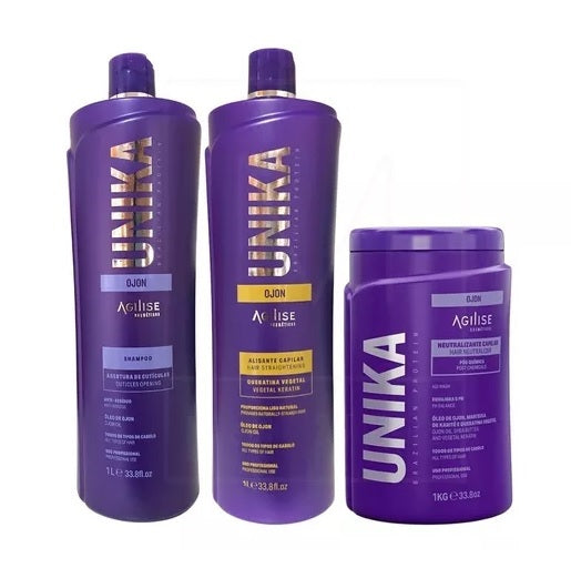 Agilise Professional Unika Ojon Progressive Brush Hair Volume Reducer Kit