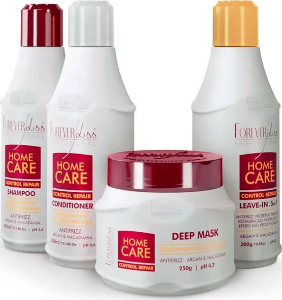 Kit Total Smooth Anti-Frizz Professional Home Care - Forever Liss