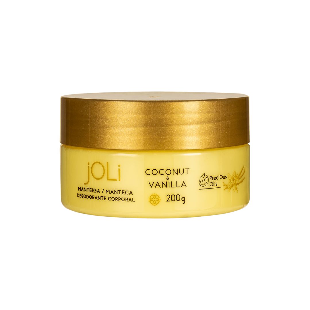 Joli Coconut Vanilla Body Butter Cream Antioxidant Skin Care 200g Hinode