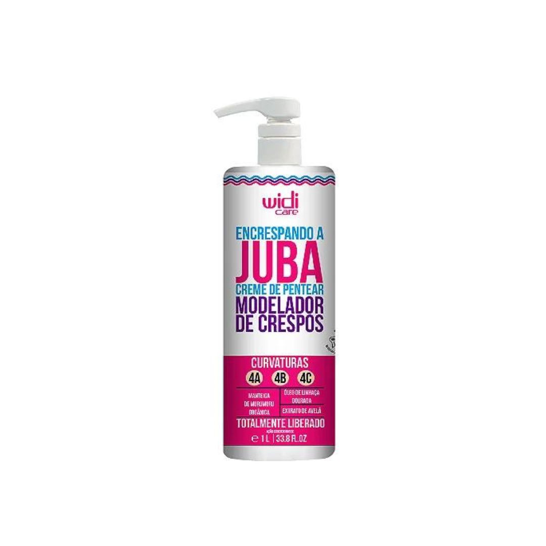 Encrespando a Juba Combing Cream Curly Wavy Frizzy Hair Care 1L Widi Care