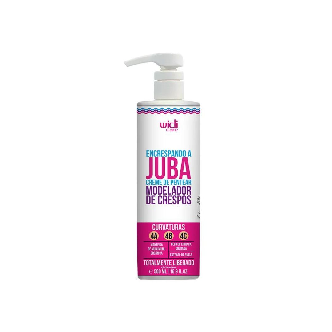 Encrespando a Juba Combing Cream Curly Wavy Frizzy Hair Care 500ml Widi Care