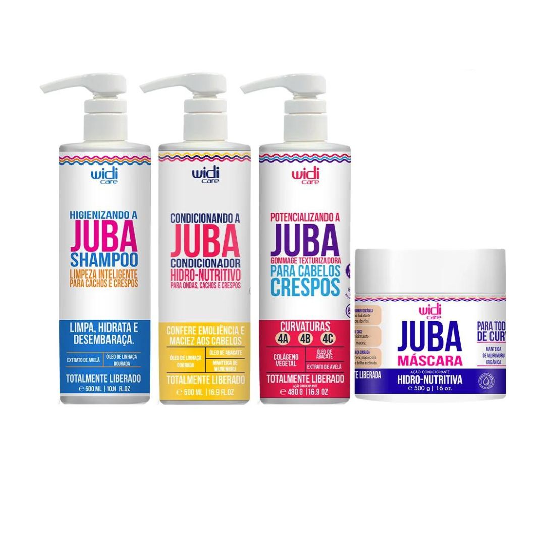 Juba Curly Hair Shine Definition Hydration Treatment Kit Widi Care