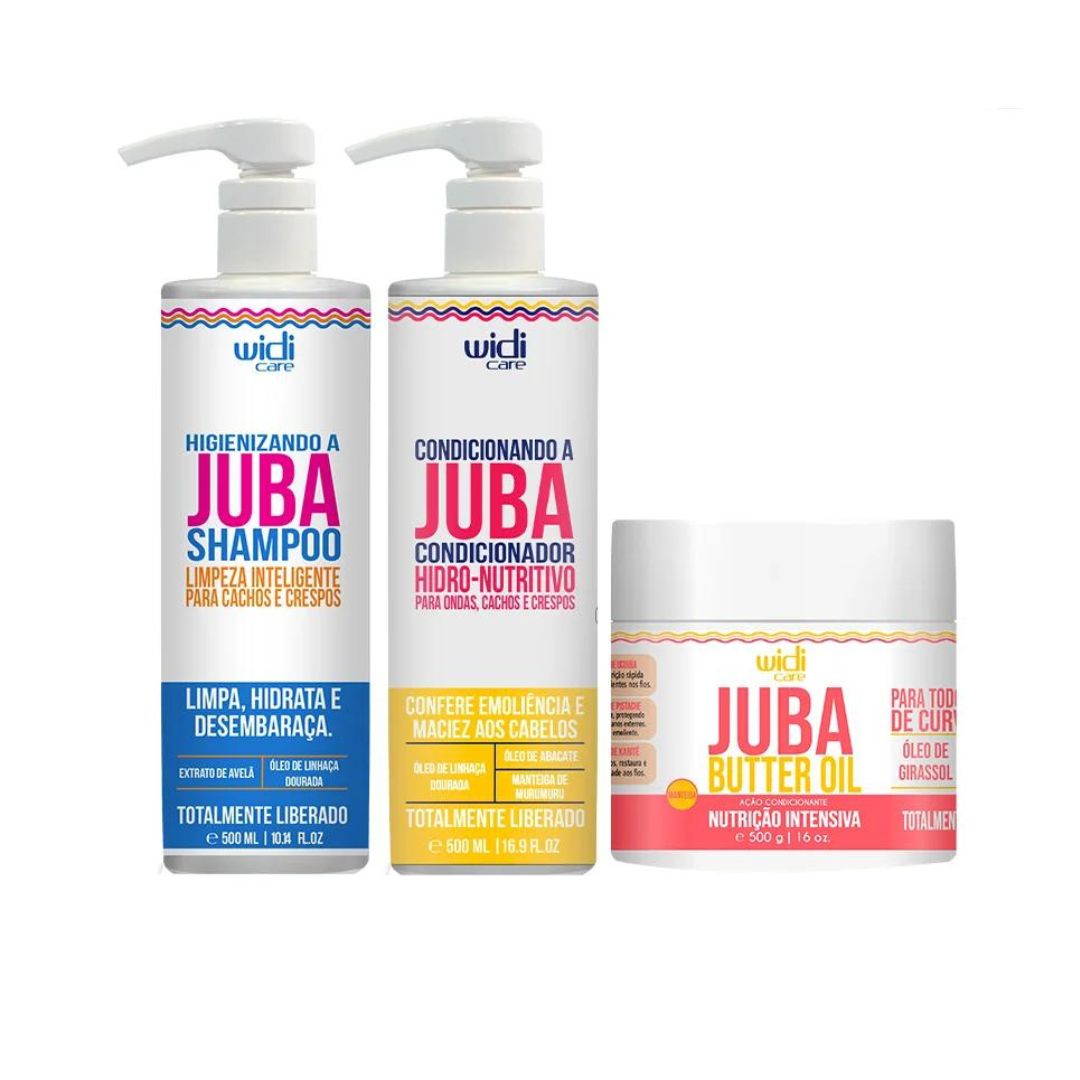 Juba Butter Curly Wavy Hair Definition Shine Hydration Kit Widi Care