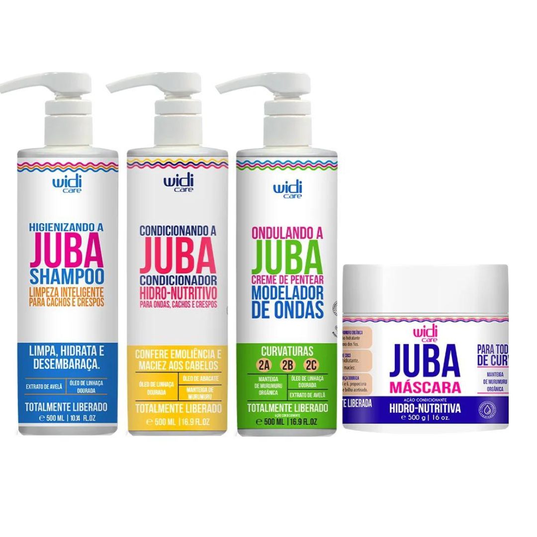 Juba Waving Curly Hair Hydration Shine Definition Treatment Kit Widi Care