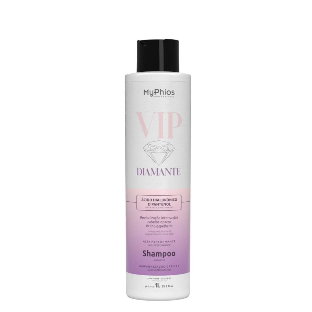 Vip Hair Shampoo Diamond Hyaluronic Acid Revitalizing Treatment 1L My Phios