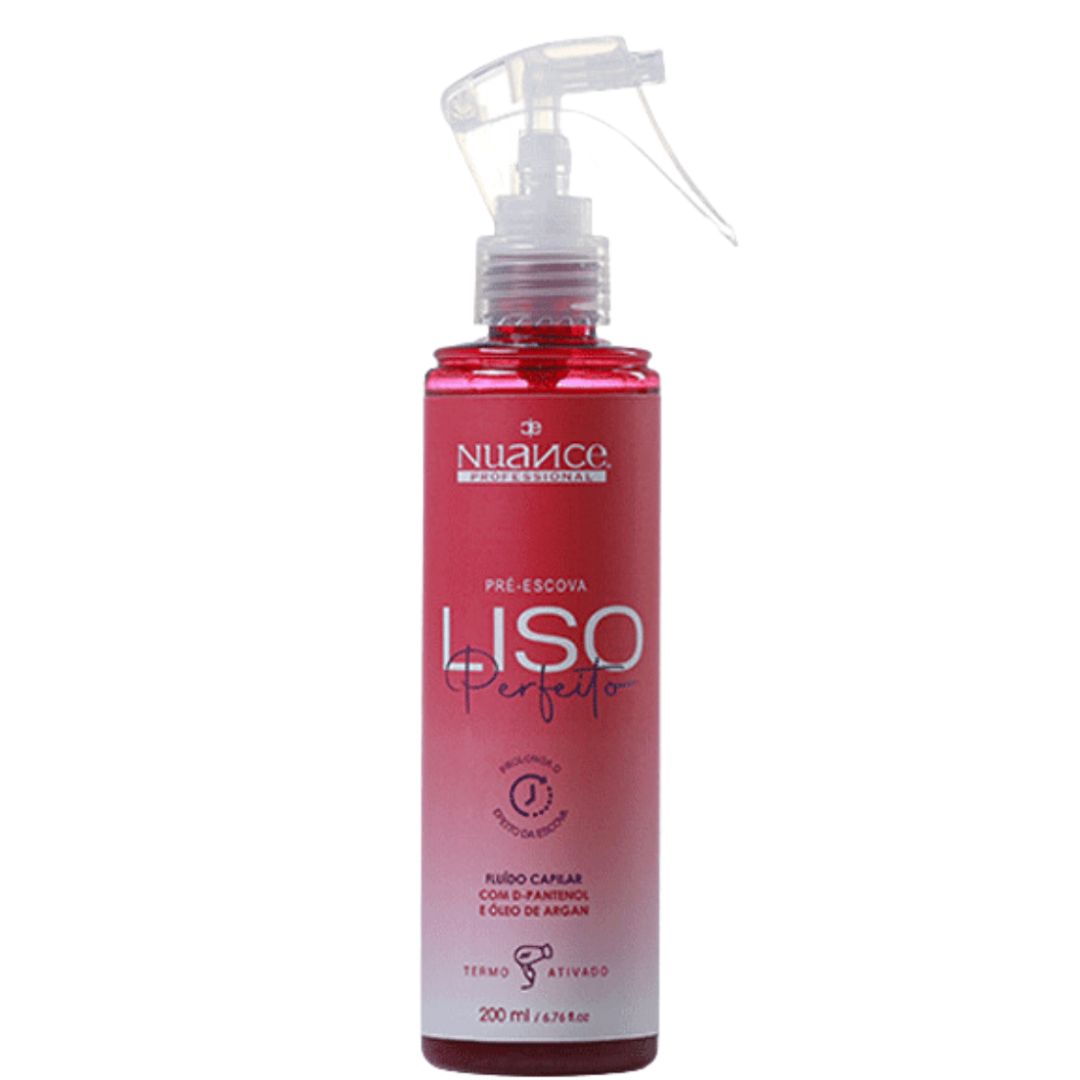 Liso Perfeito Pre Brush Treatment Spray Thermoactivated Fluid 200ml Nuance