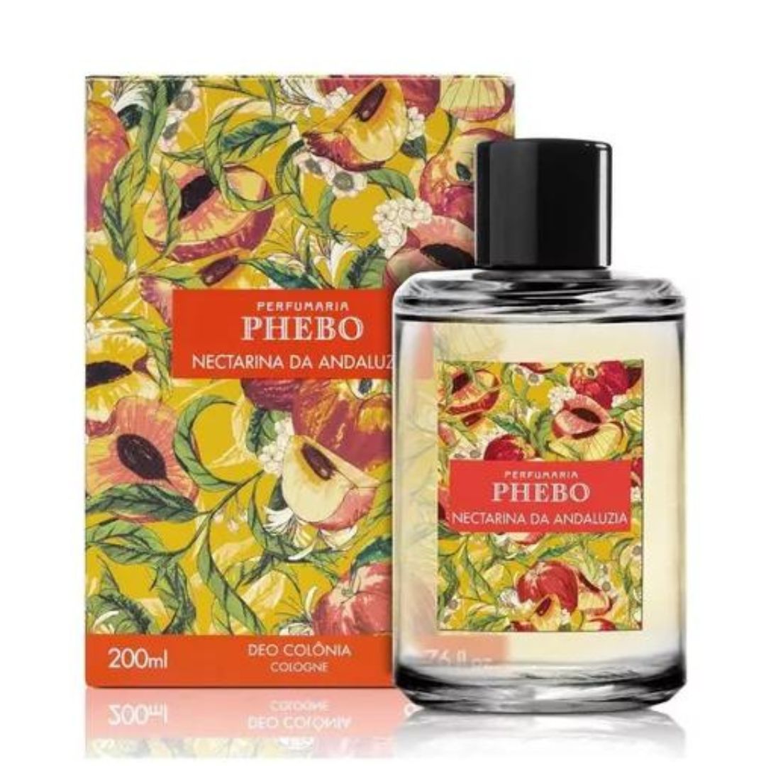 Phebo Nectarina Da Andaluzia Deo Cologne Perfume Body Fruity Fragance 200ml