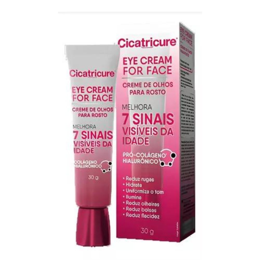 Eye Cream for Face Hyaluronic Acid Facial Skin Care 30g Cicatricure