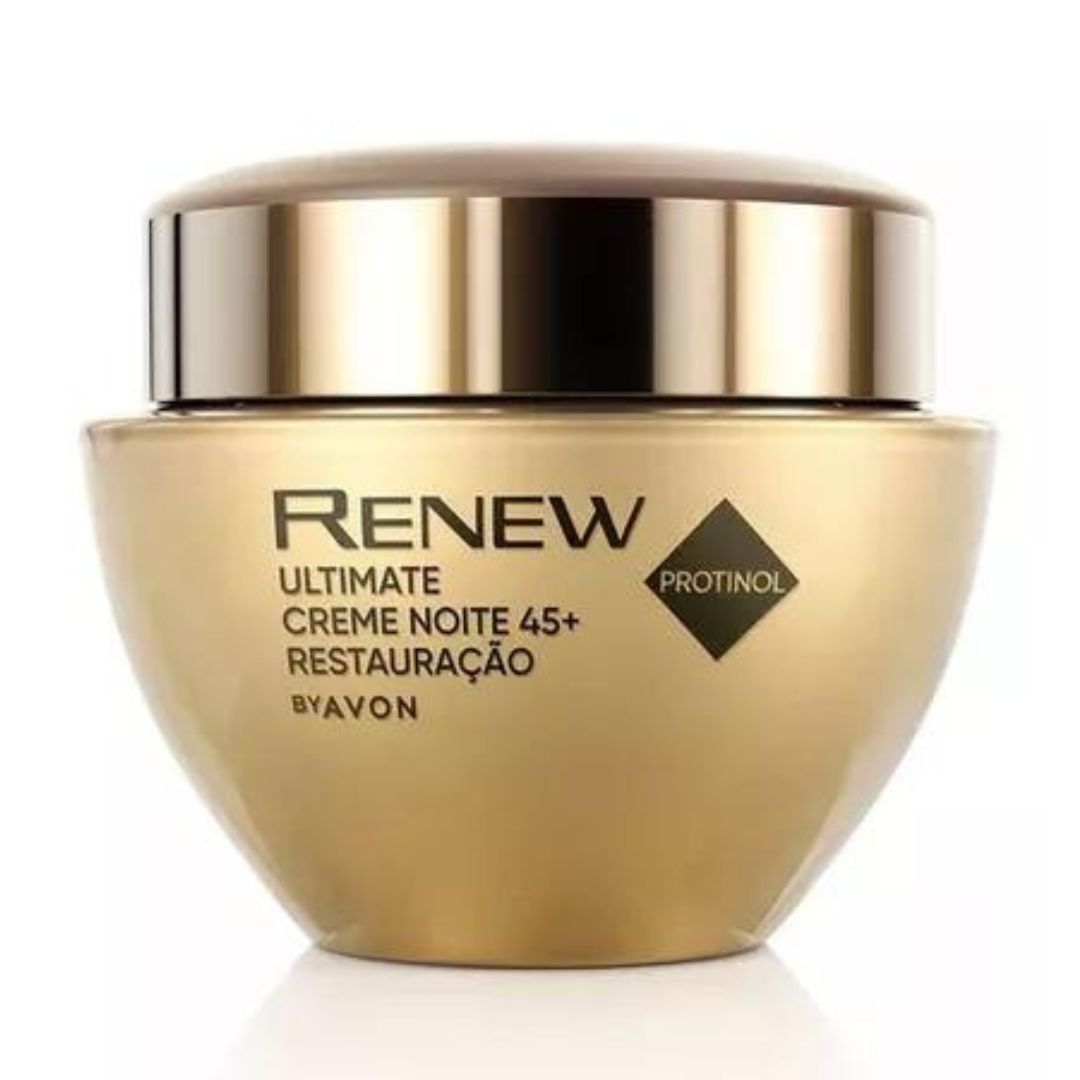 Renew Ultimate Night Facial Cream 45+ Anti Aging Cream Skin Care 50g Avon