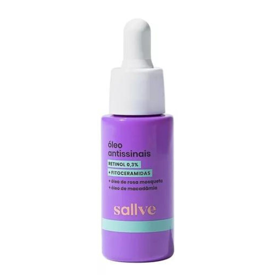 Anti-Signal Oil With Retinol 0.3% Facial Skin Care Hydration 30ml Sallve