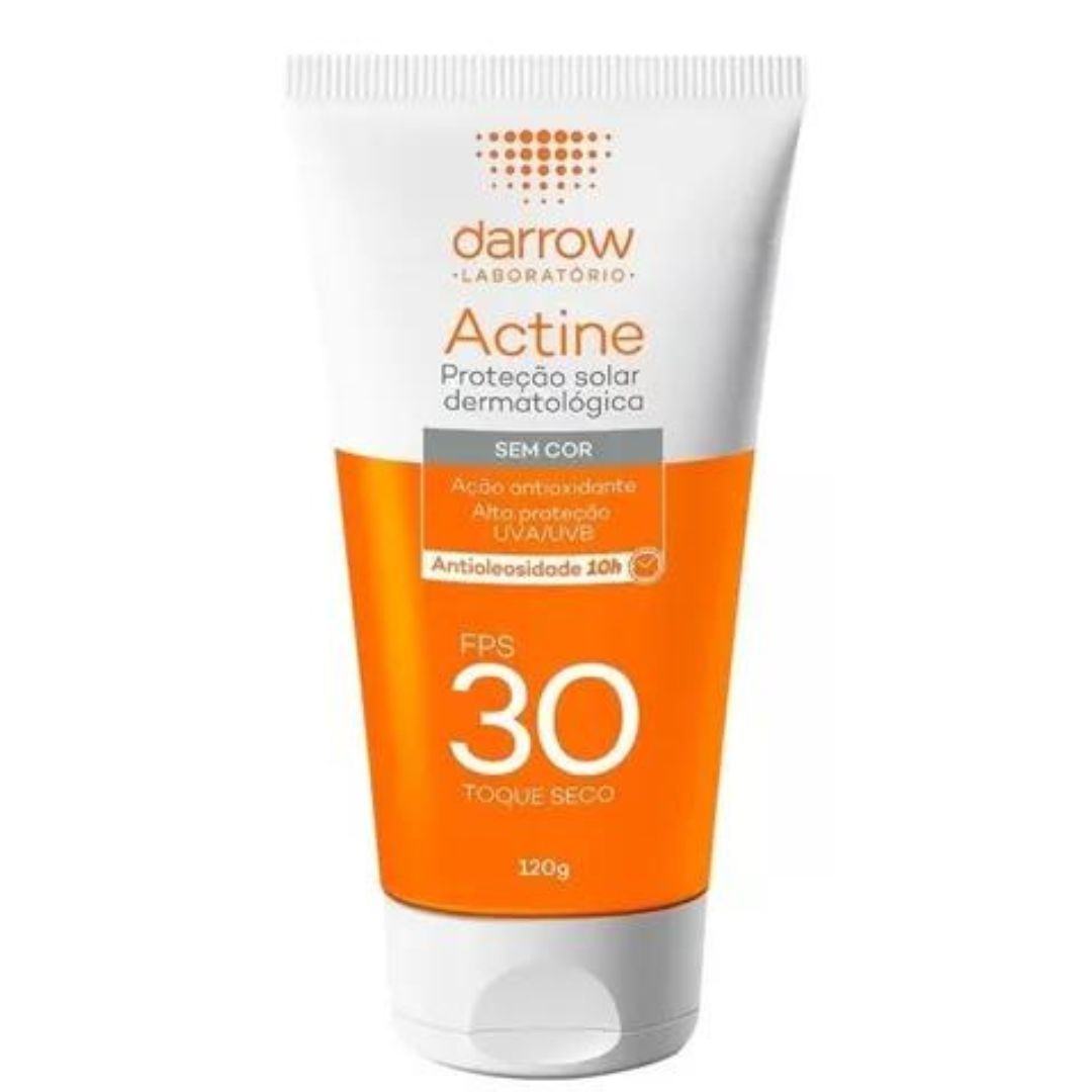 Actine Anti-Oil Facial Sunscreen SPF 30 Dry Touch Skin Care Protection 120ml Darrow