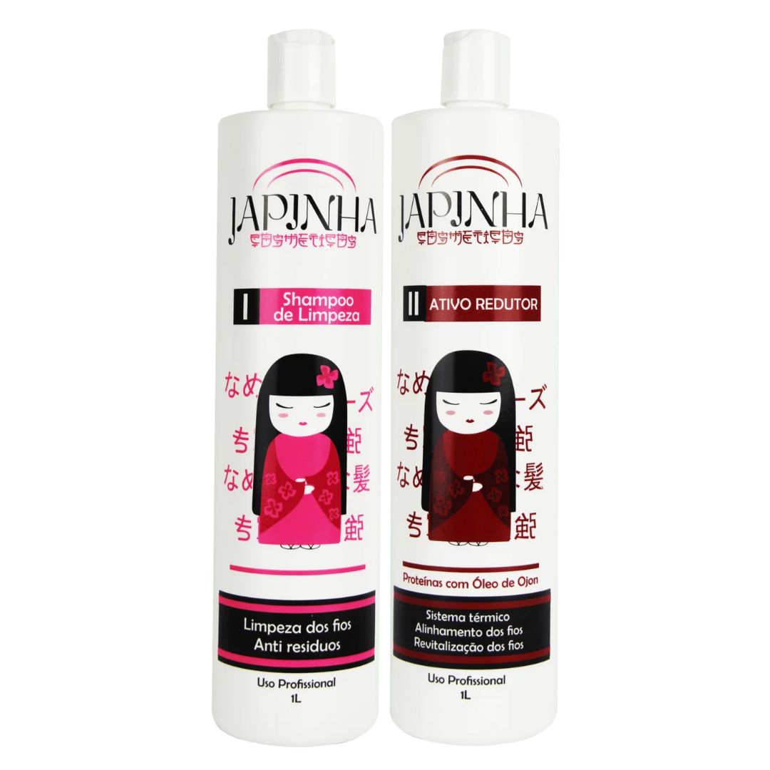 Ojon Reducer Active Hair Straightener Smoothing Alignment Kit 2x 1L Japinha