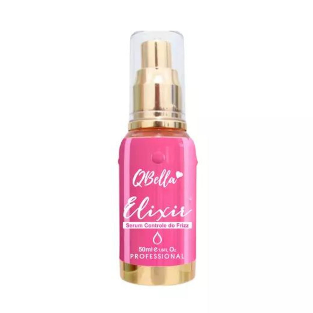 Elixir Frizz Control Serum Hair Nourishing Shine Finisher 50ml QBella