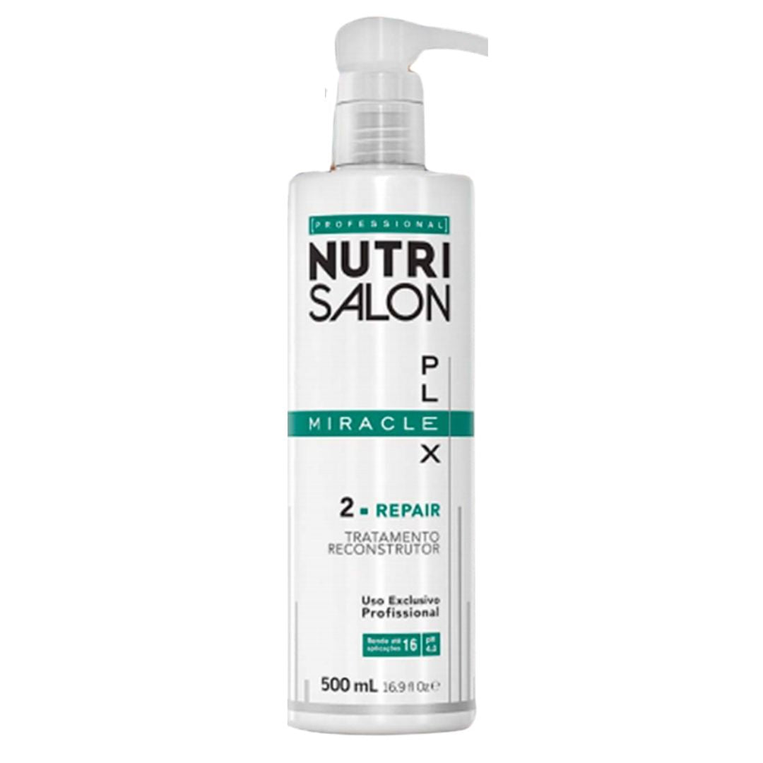 Nutri Salon Miracle Plex Repair Hair Reconstructor 500ml Embelleze