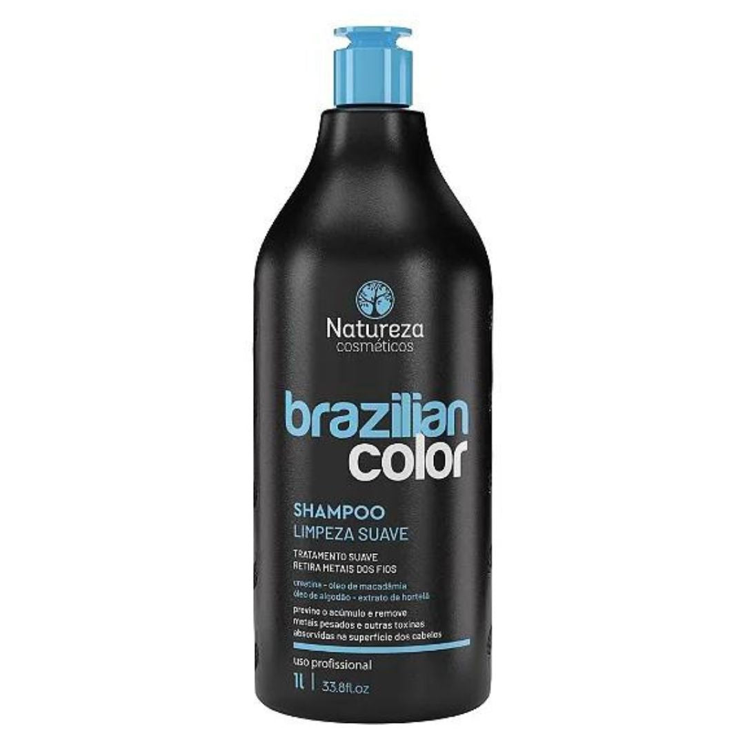 Brazilian Color Hair Cleansing Shampoo 1L Natureza Cosmetics