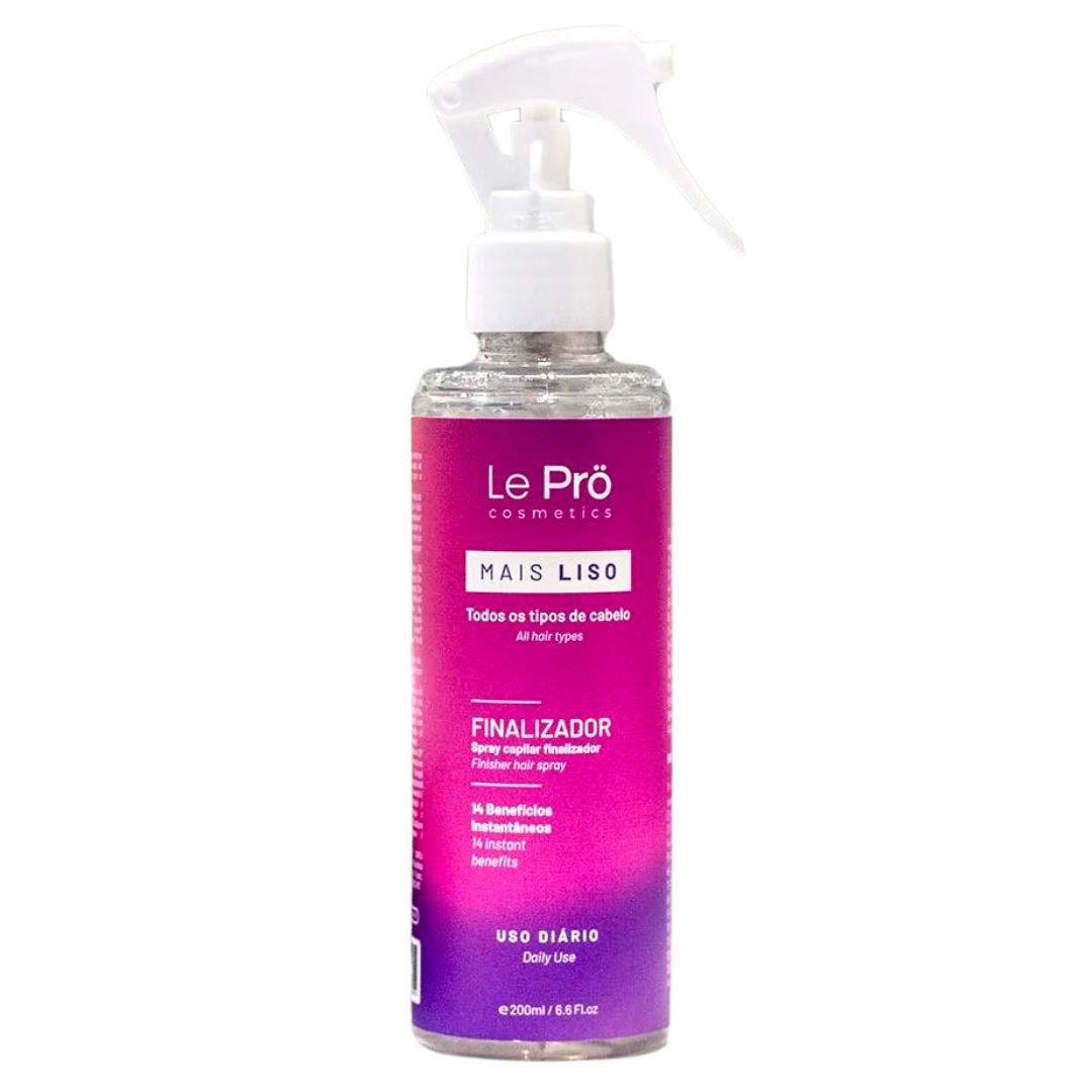 Mais Liso Hair Finisher Spray Hair Smoothing Effect 200ml Le Pro