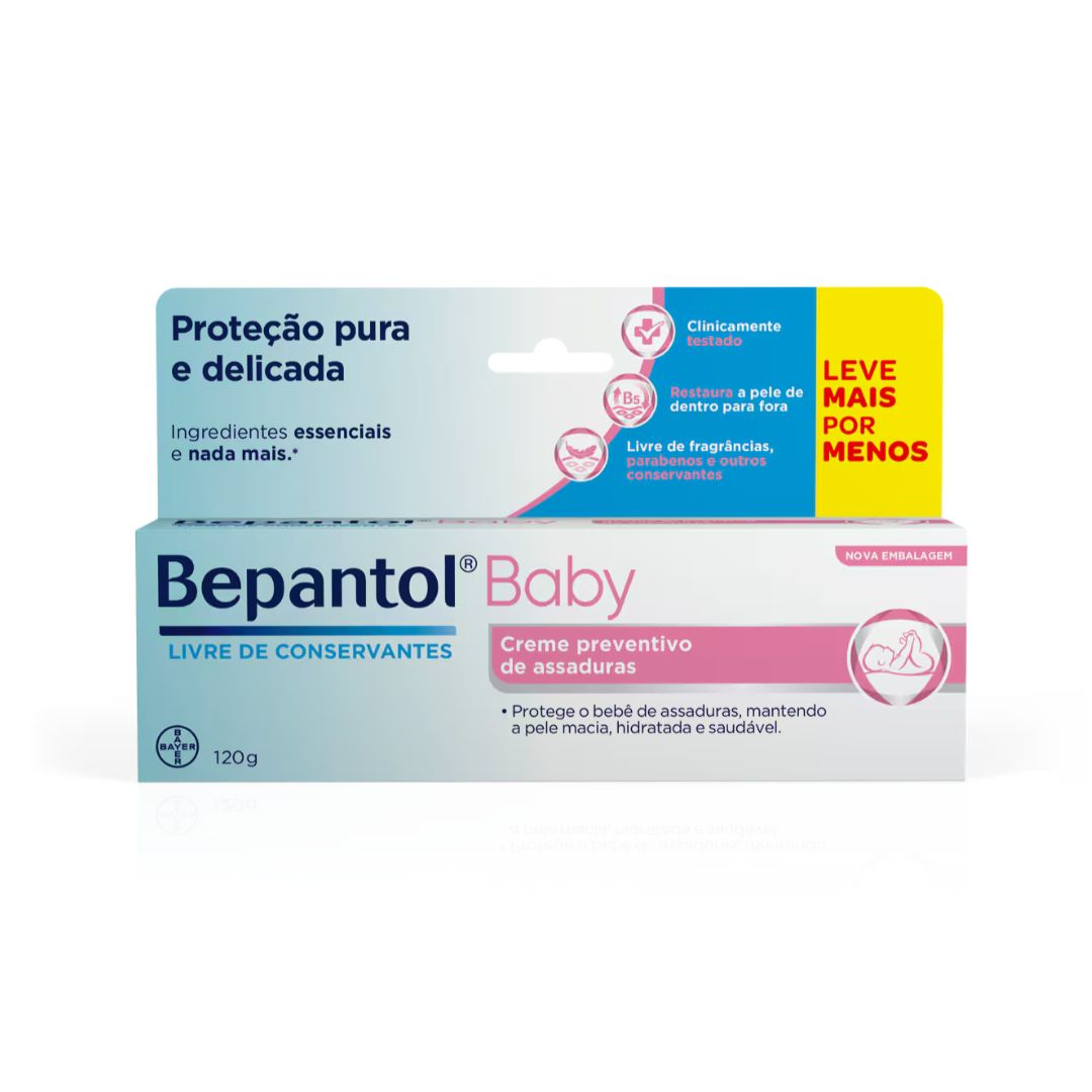 Lot of 2 Bepantol Baby Diaper Rash Preventative Cream Ointment 120g