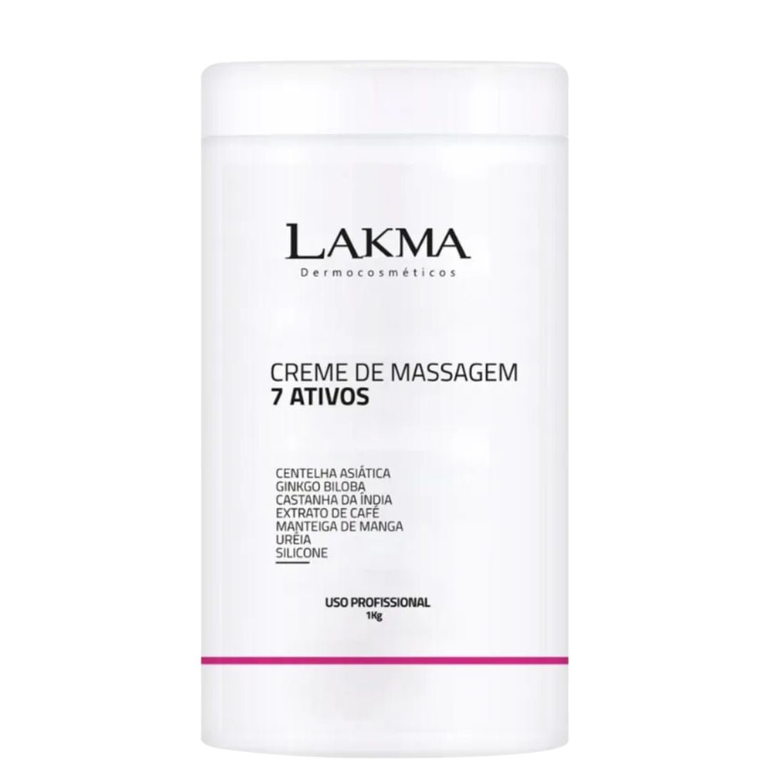 7 Actives Body Modeling Massage Anti Cellulite Cream 1Kg Lakma