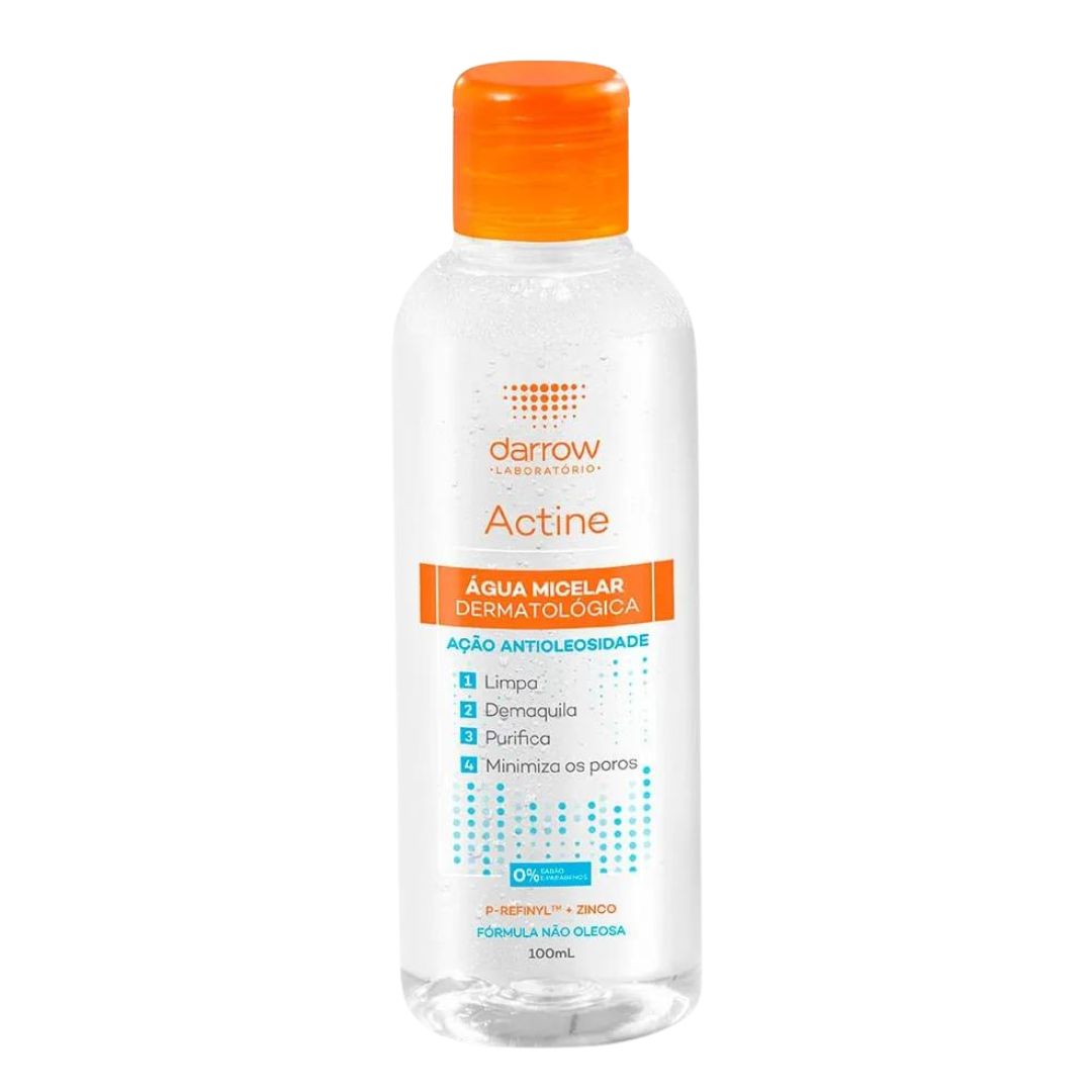 Lot of 4 Actine Facial Micellar Water Daily Skin Care 100ml Darrow