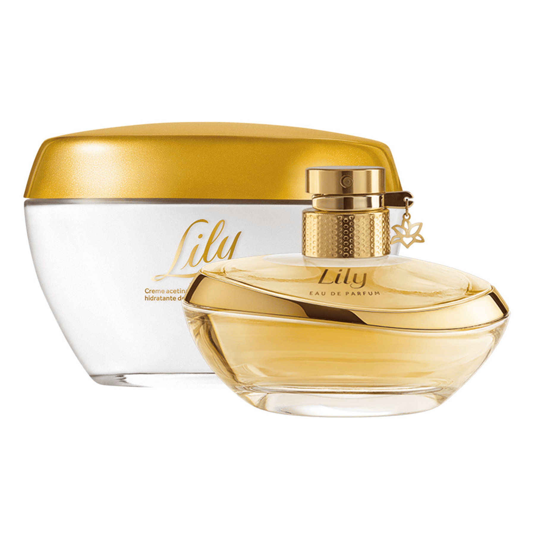 Kit Lily: Eau De Parfum + Cream Moisturizing Cream Body Deodorant - o Boticario