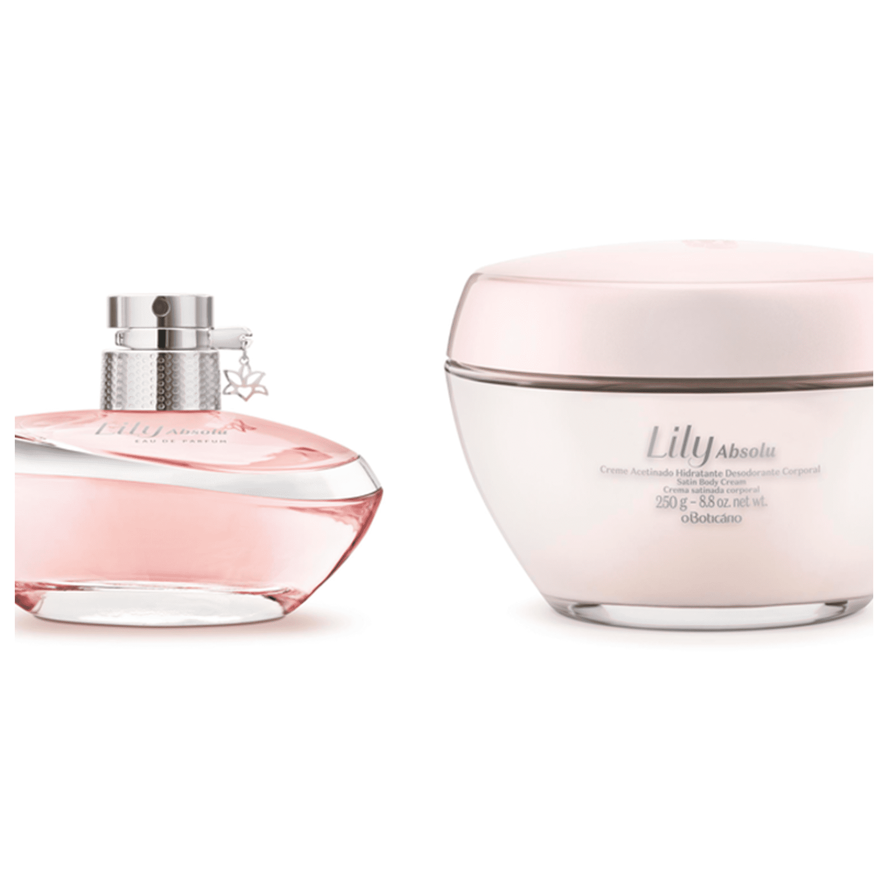 Kit Lily Absolu: Eau De Parfum, 75 Ml + Moisturizing Cream Body Deodorant 250g - o Boticario