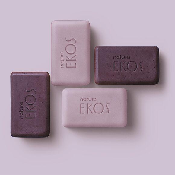 Natura EKOS Açaí / Soap In Pure Vegetable Bar Acai - 4un Of 100g Each