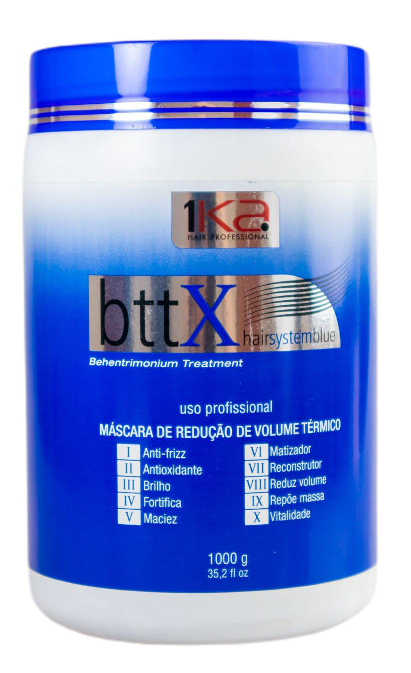1Ka Brazilian Hair Treatment Bttx Volume Reduction Mask Hair System Blue 1Kg - 1Ka