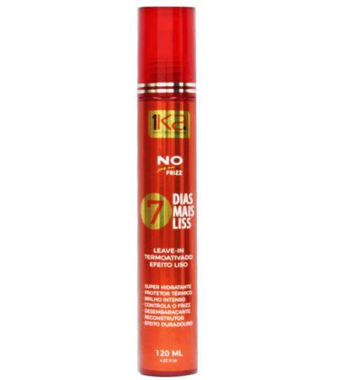 1Ka Brazilian Keratin Treatment Leave In Smooth Effect No Frizz Thermal Protector Finisher 7 Days 120ml - 1Ka