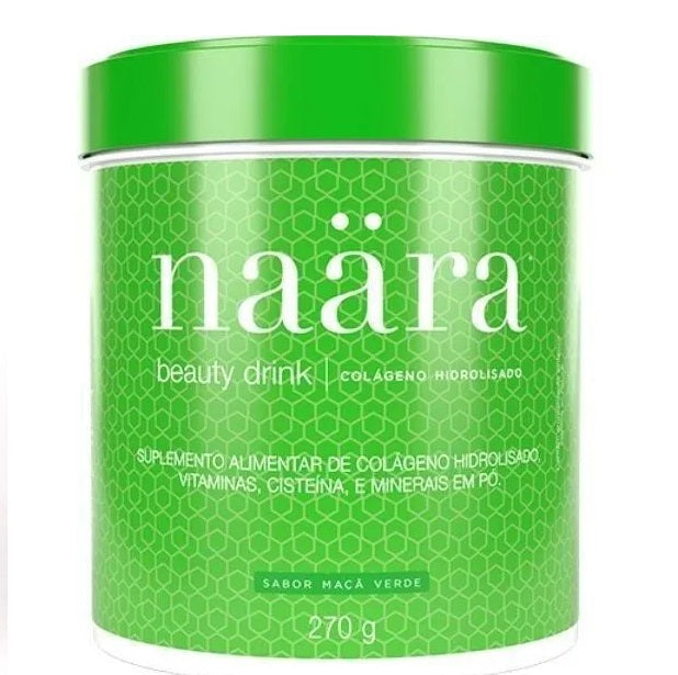 Green Apple Hydrolyzed Collagen Powder Beauty Healthy Drink 270g - Naara