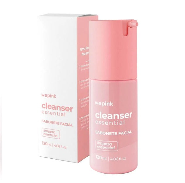 Cleanser Essential Facial Liquid Soap Skin Care Beauty 120ml - We Pink