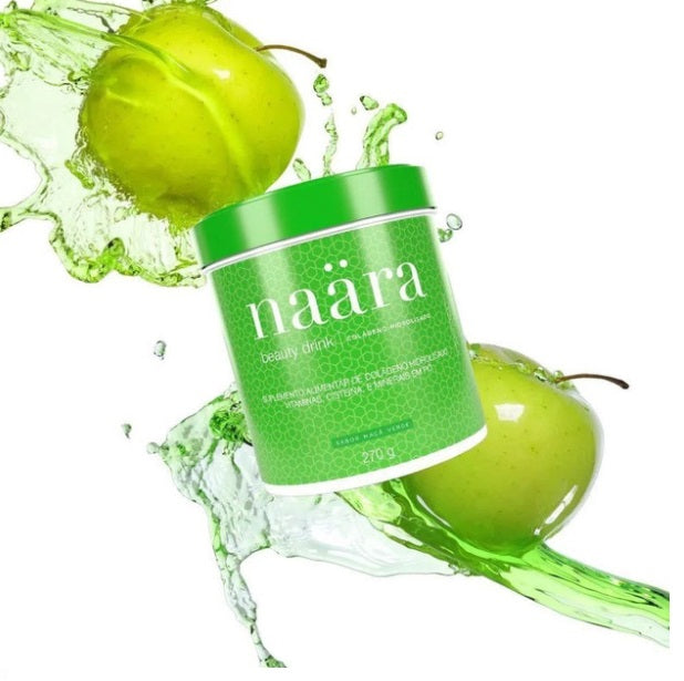 Green Apple Hydrolyzed Collagen Powder Beauty Healthy Drink 270g - Naara