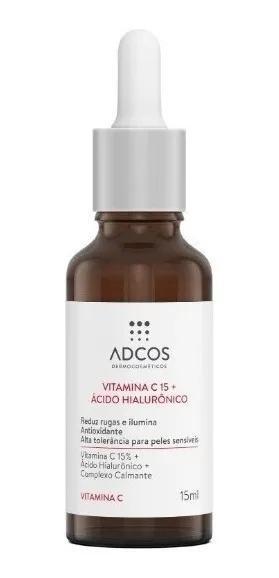 Adcos Skin Care Adcos Vitamin C 15 + Hyaluronic Acid 15ml Cards