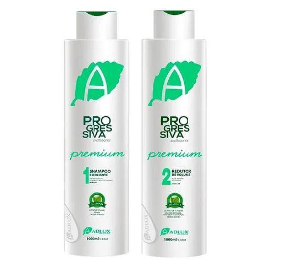 Adlux Brazilian Keratin Treatment Professional Volume Reductor Amazon Premium Progressive Brush 2x1L - Adlux