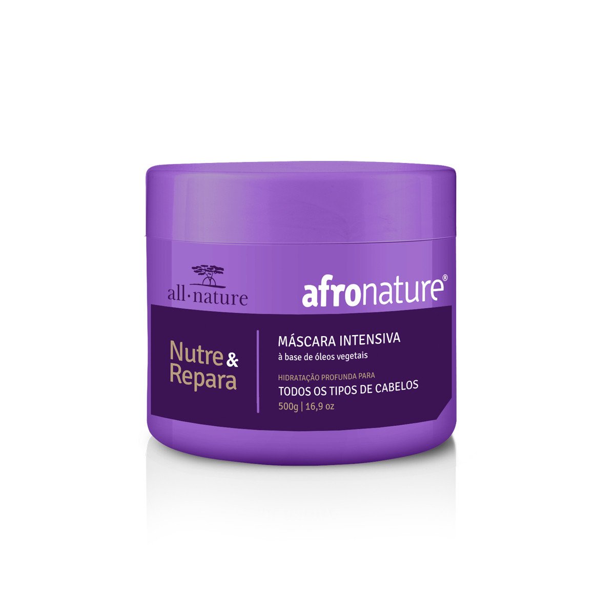 All Nature Hair Mask Hydration Moisturizing Nourishing Repair Afro Intensive Mask 500g - All Nature