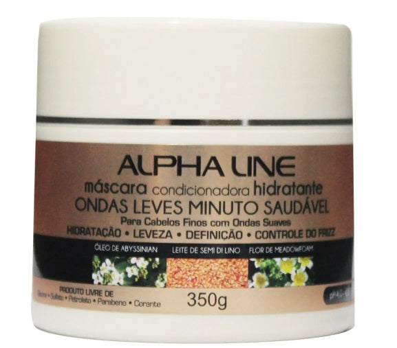 Alpha Line Hair Care Light Waves Minute Healthy Wavy Hair Treatment Mask 350g - Alpha Line
