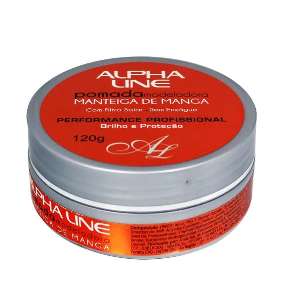 Alpha Line Hair Care Mango Butter Modeling Hair Styling Protection Shine Ointment 120g - Alpha Line