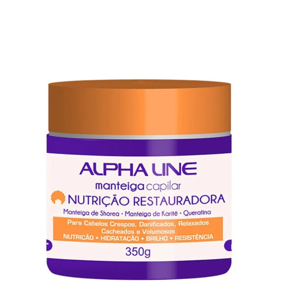 Alpha Line Hair Care Restorative Nutrition Hair Restore Treatment Mask Butter 350g - Alpha Line
