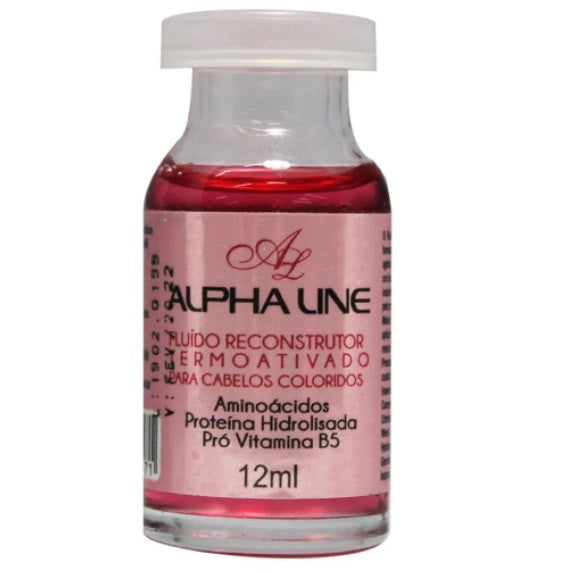 Alpha Line Hair Care Thermoactivated Reconstructor Fluid Colored Hair  Treatment 12ml - Alpha Line