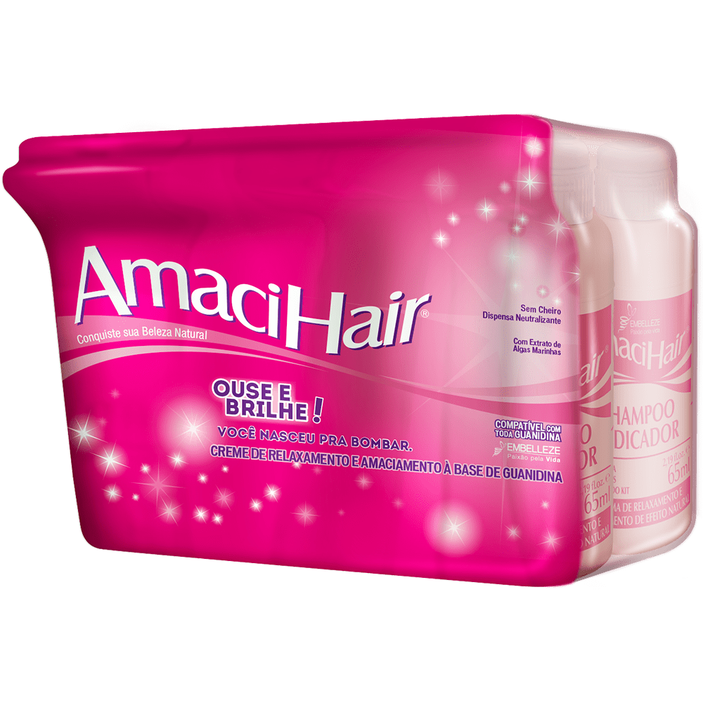AmaciHair Hair Relaxer Cream Hair Relaxer Cream Amacihair Ouse And Brilhe 200g