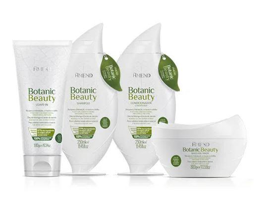 Amend Brazilian Keratin Treatment Botanic Beauty Moringa Jasmine Extract Treatment Dry Hair Kit 4 Prod. - Amend
