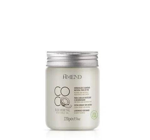 Amend Brazilian Keratin Treatment Coconut Vegetable Coconut Moisturizing Hydration Perfumed Oil 220g - Amend