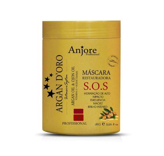 Anjore Hair Mask Argan D'oro Restorative Intensive Hair Mask Argan and Ojon Oils 1Kg - Anjore